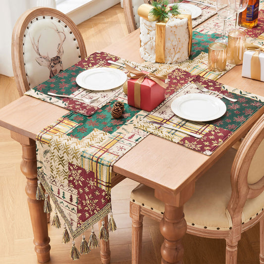 Christmas Patchwork Table Runner