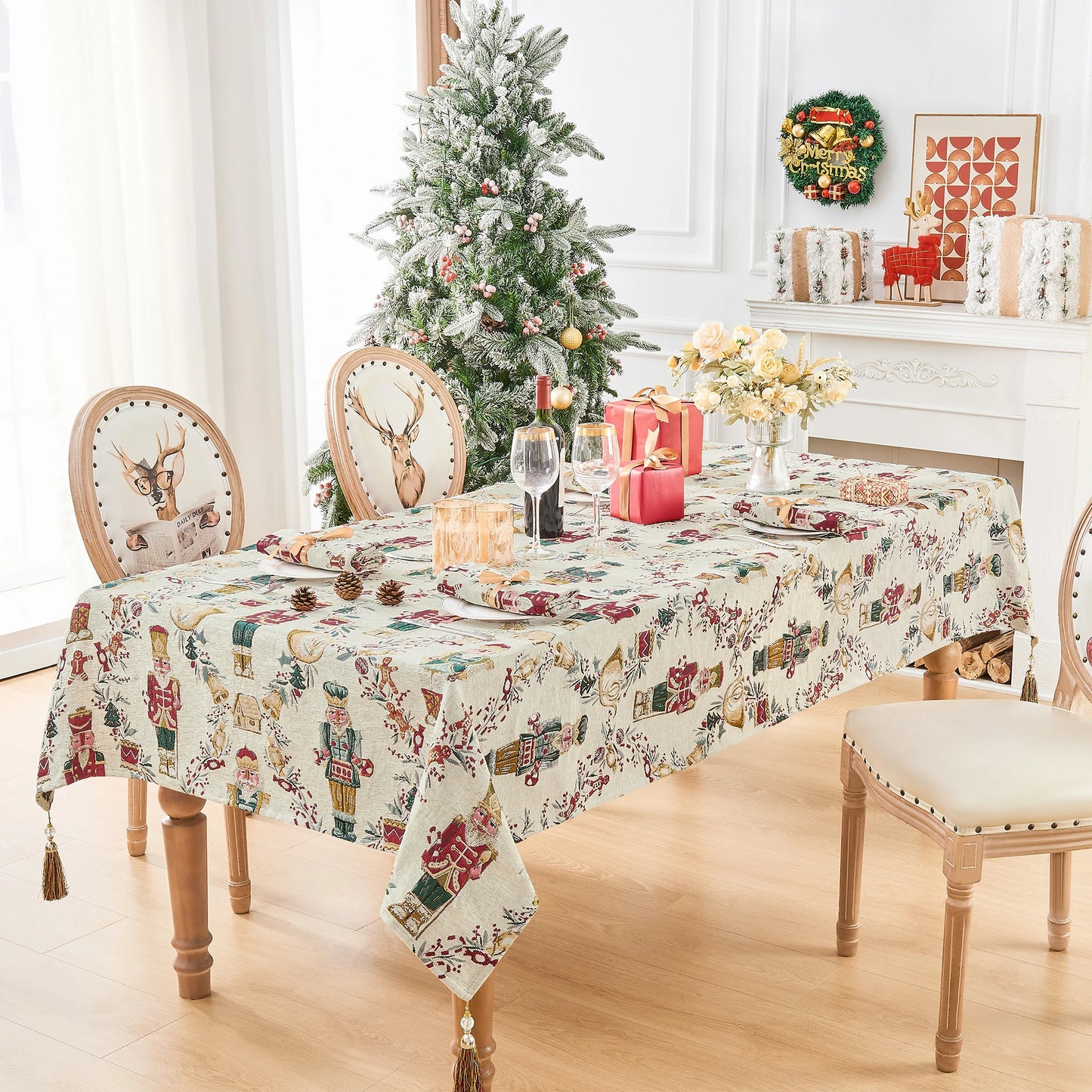 Christmas Cartoon Tablecloth