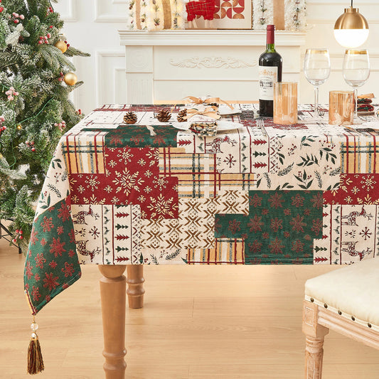 Christmas Patchwork Tablecloth