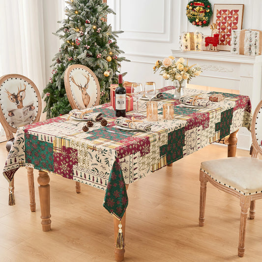 Christmas Patchwork Tablecloth