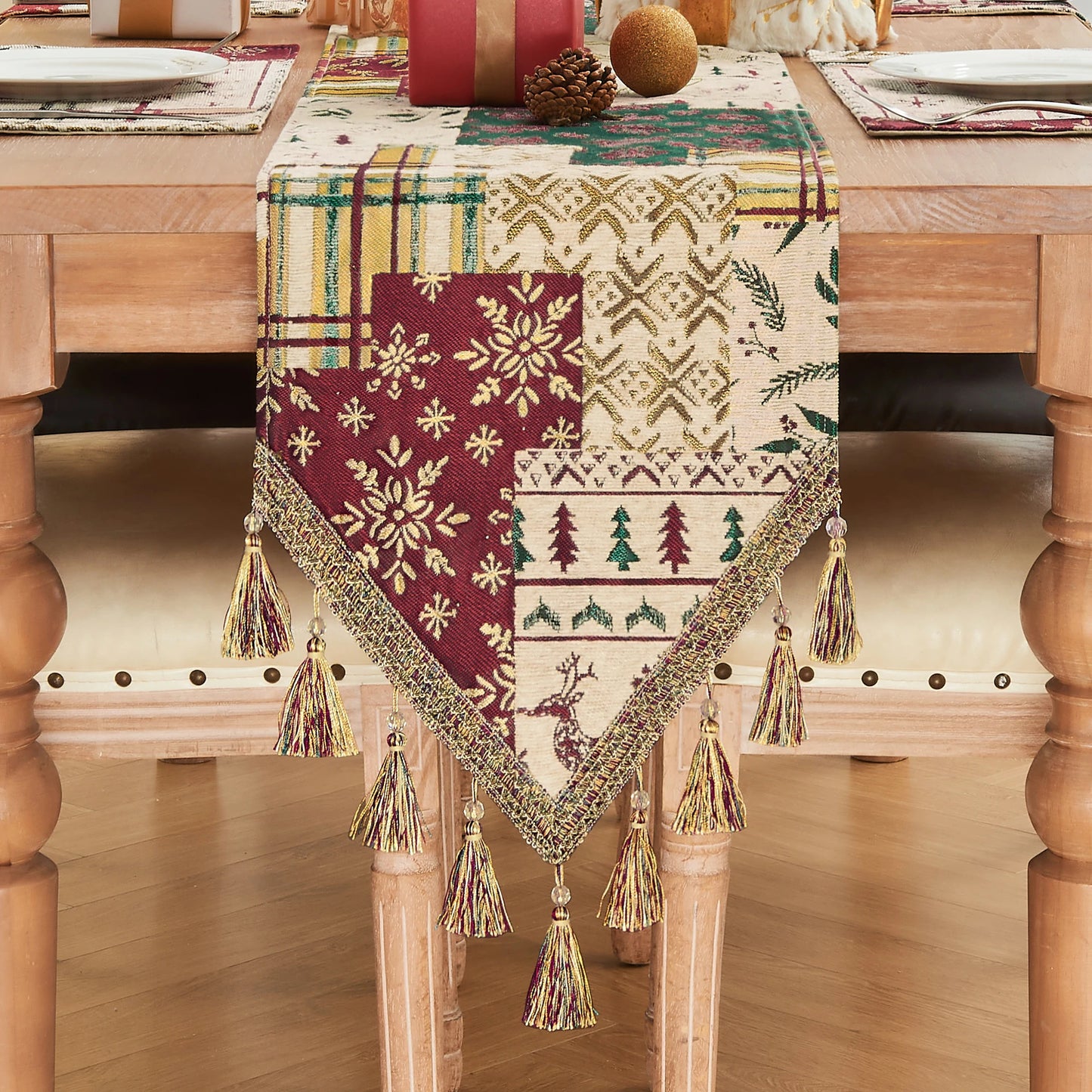 Christmas Patchwork Table Runner