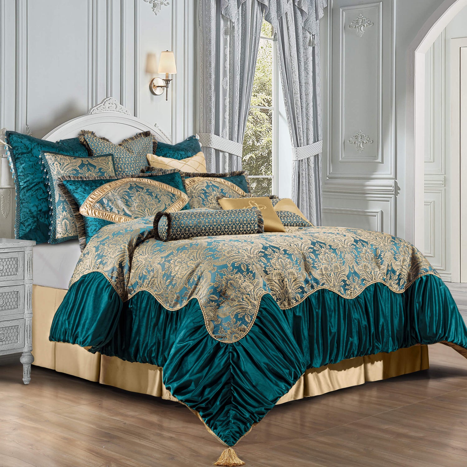 teal-bedding-set